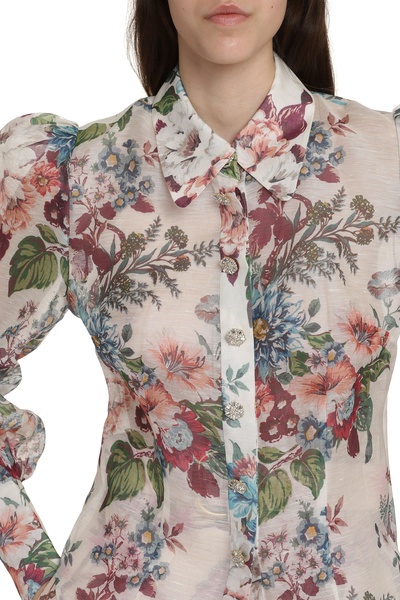 Zimmermann Matchmaker Printed Linen Shirt