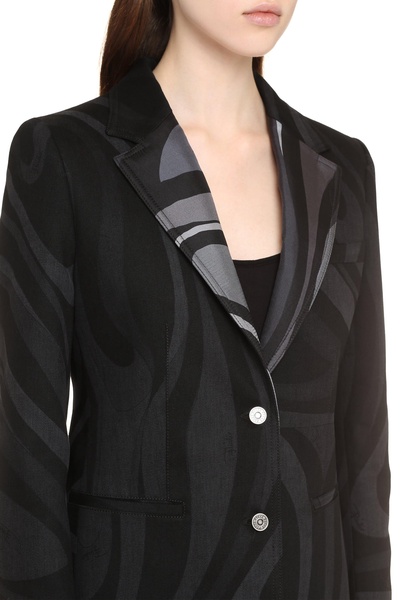 EMILIO PUCCI Multicolor Women's Single-Breasted Blazer for FW23