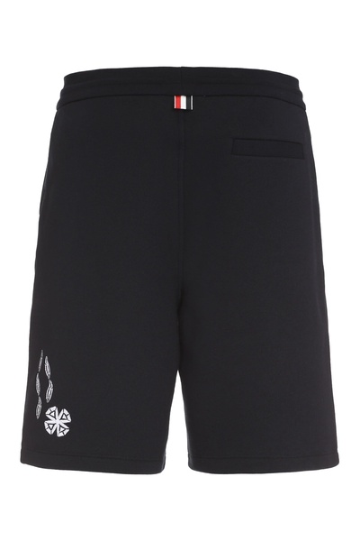 Thom Browne Embroidered Drawstring Track Shorts