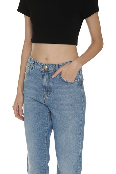 Roxanne 5-pocket Straight-leg Jeans