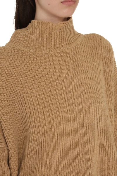 Pinko Distressed Turtleneck Sweater