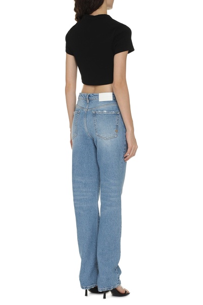 Roxanne 5-pocket Straight-leg Jeans