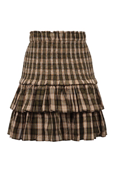 Isabel Marant Étoile Naomi Layered High-Rise Mini Skirt