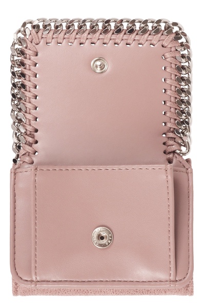 Stella McCartney Falabella Chain-Trim Wallet