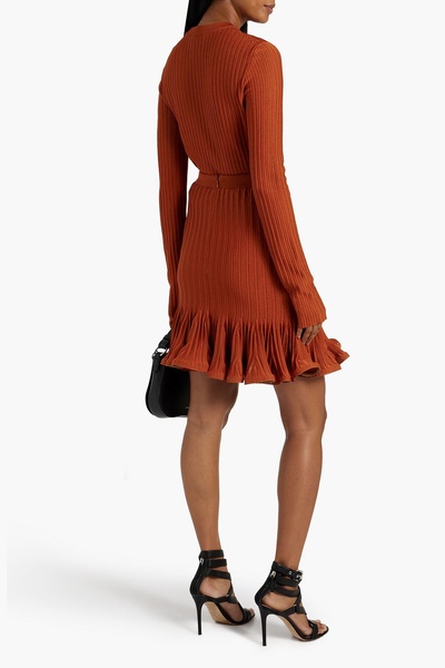 Ribbed-knit sweater