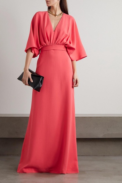 Ruched cady gown