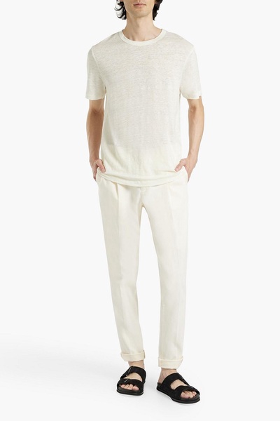 Chad linen-jersey T-shirt