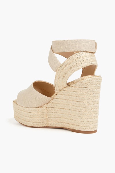 Vada canvas espadrille wedge sandals