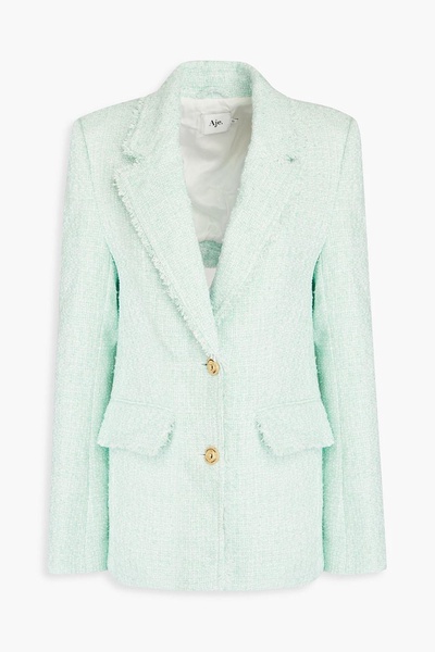 Danielle Cutout Metallic Boucle-Tweed Blazer