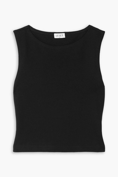 Rio cropped stretch-jersey tank