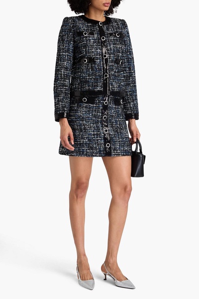 Jacques embellished metallic tweed jacket