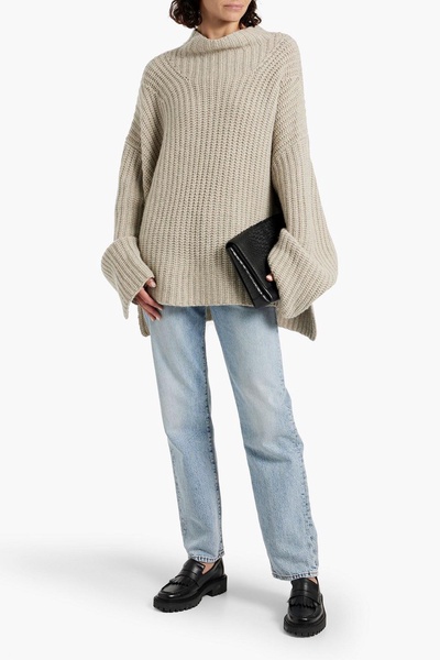 Bera oversized ribbed cashmere turtleneck sweater