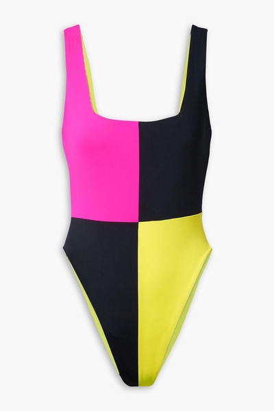 Idalia color-block ECONYL® swimsuit