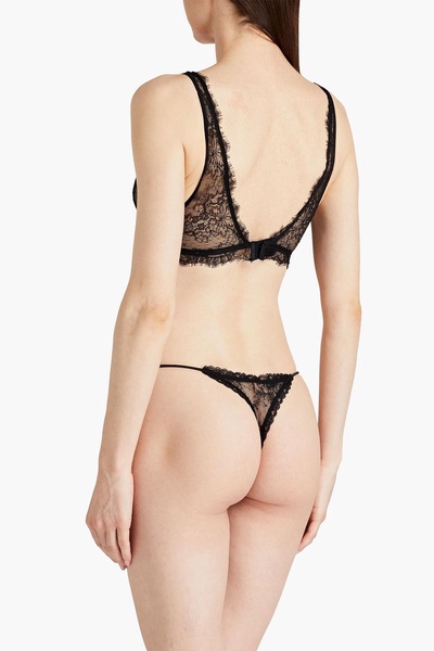 Cherie guipure lace triangle bra