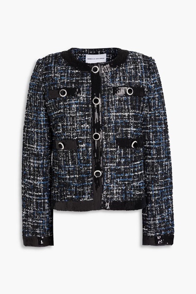 Jacques embellished metallic tweed jacket