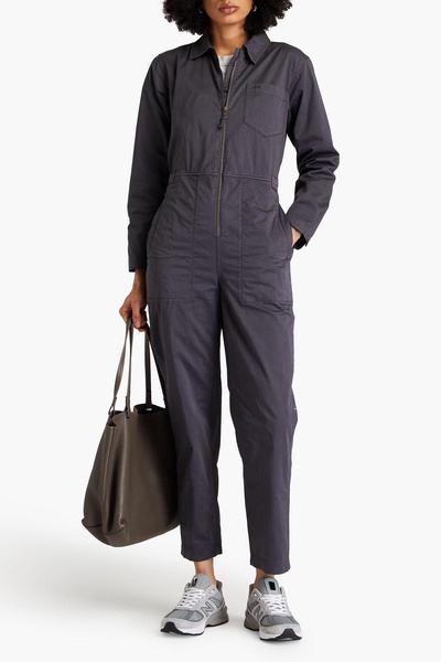 Stretch-cotton jumpsuit