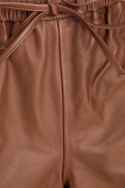 Ifeiona leather shorts