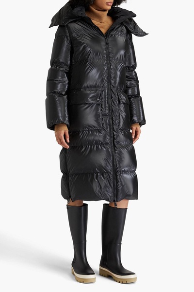 Jett quilted hooded down coat