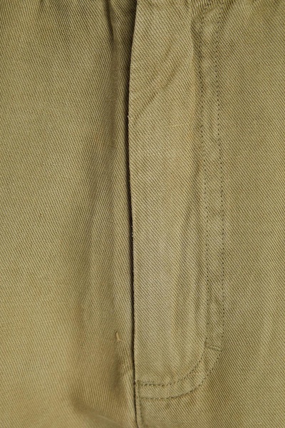 Linen, Tencel and cotton-blend twill straight-leg pants