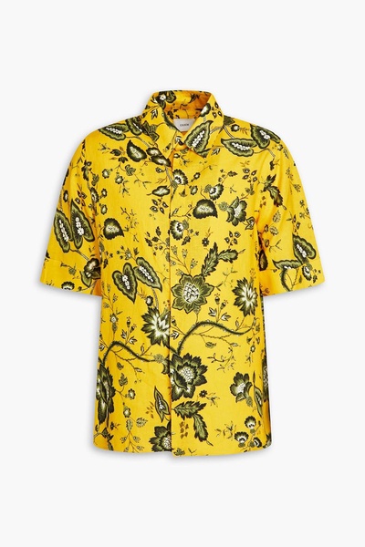 Felipe floral-print linen shirt