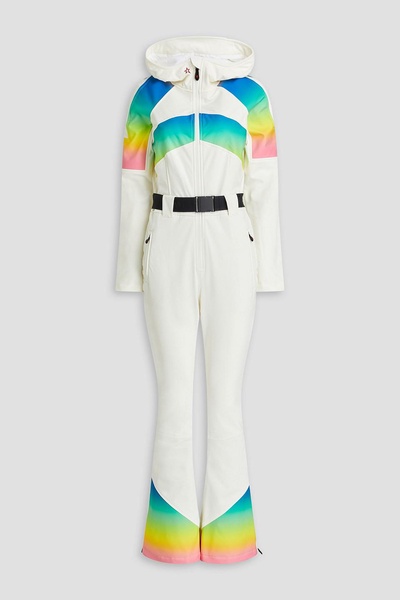 Tignes belted gradient ski suit