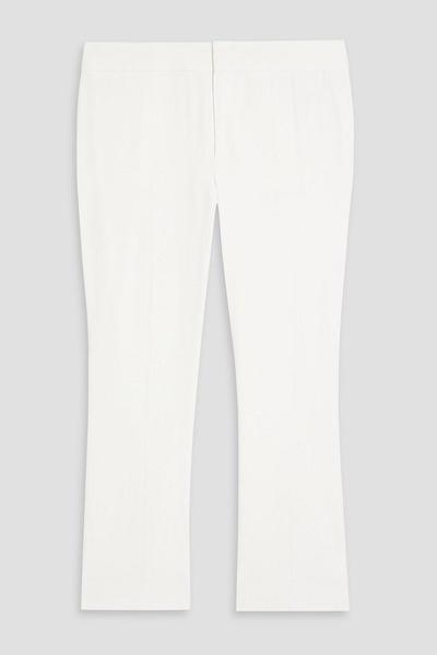 Hemp-blend kick-flare pants