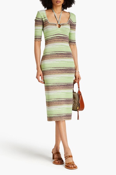 Kante space-dyed knitted midi dress