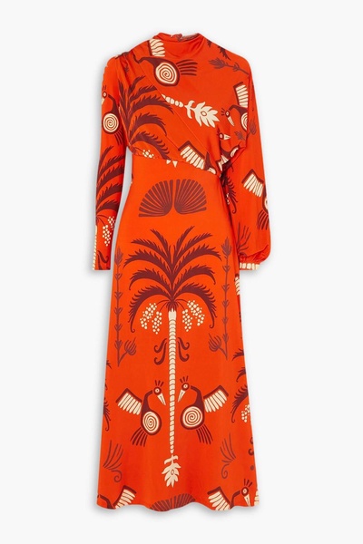 Aclla Ceremonial convertible printed stretch-jersey maxi dress