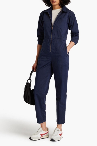 Stretch-cotton jumpsuit