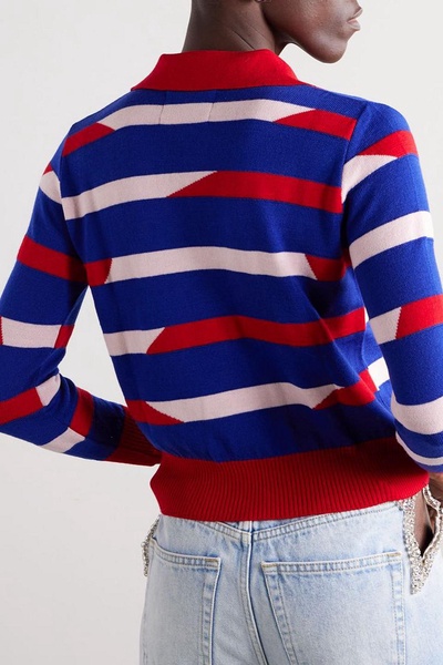 Cruise striped merino wool sweater