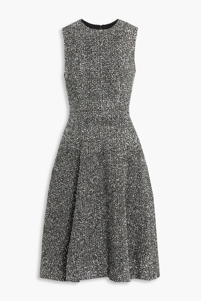 Metallic Boucle-knit dress