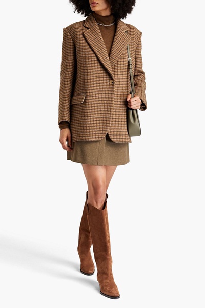 Jenna checked tweed blazer