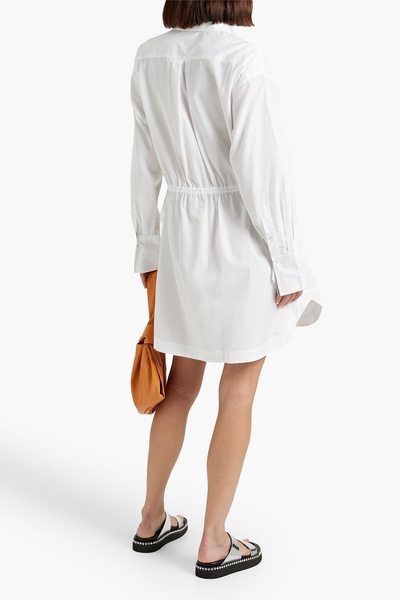 Fiona cotton-poplin mini shirt dress