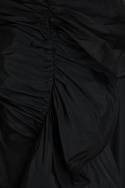 Ruffled taffeta top