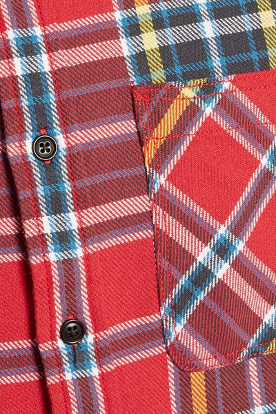 Checked cotton-flannel shirt