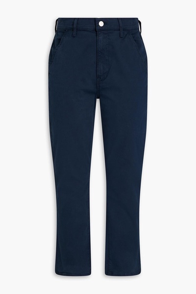 Carly stretch-cotton twill straight-leg pants