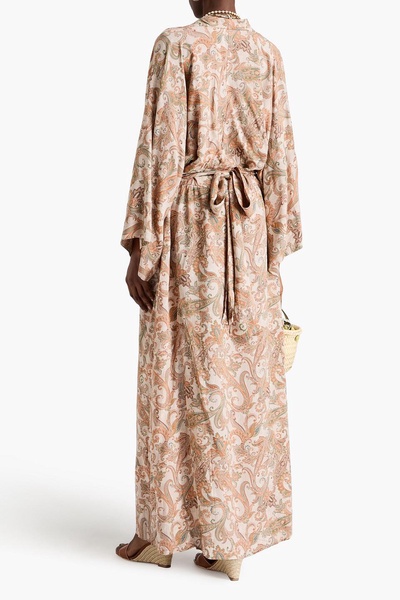 Desire paisley-print voile maxi dress