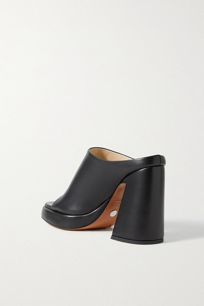 Forma leather platform mules