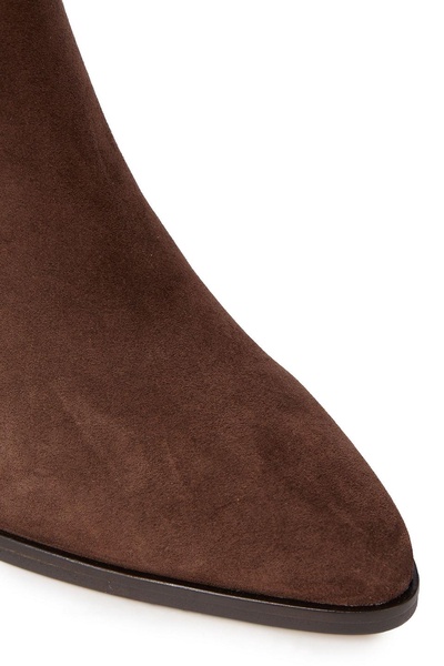 Suede ankle boots