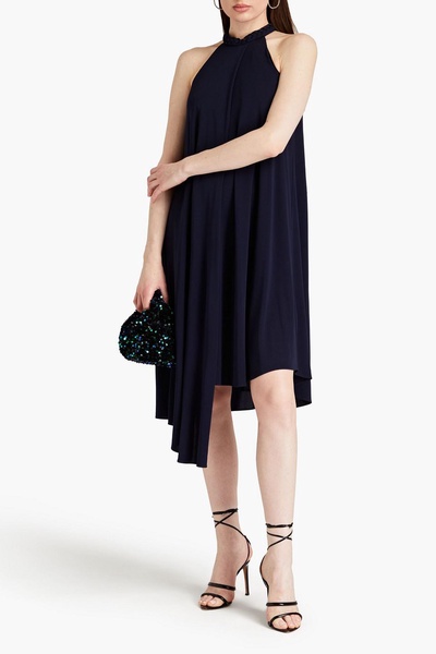 Marie draped jersey dress