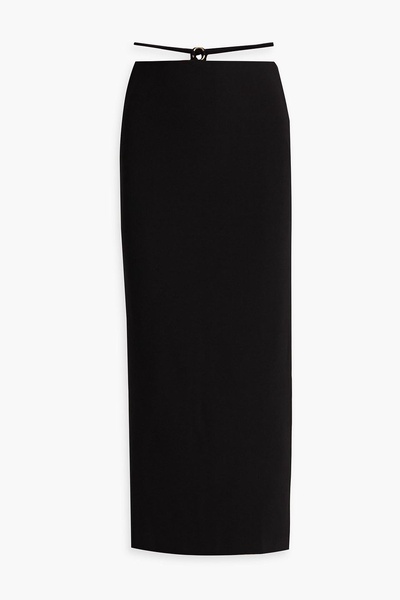 Adele embellished crepe maxi skirt