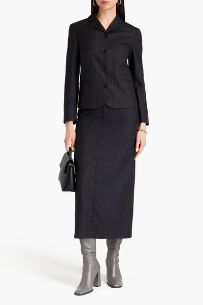 Furo pinstriped wool-twill blazer