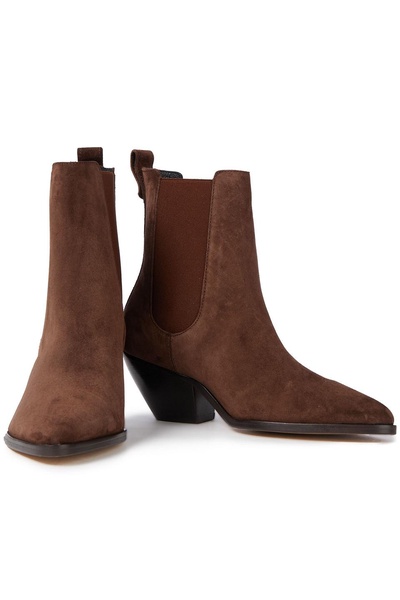 Suede ankle boots