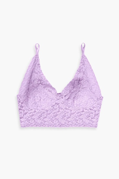 Stretch-lace bralette