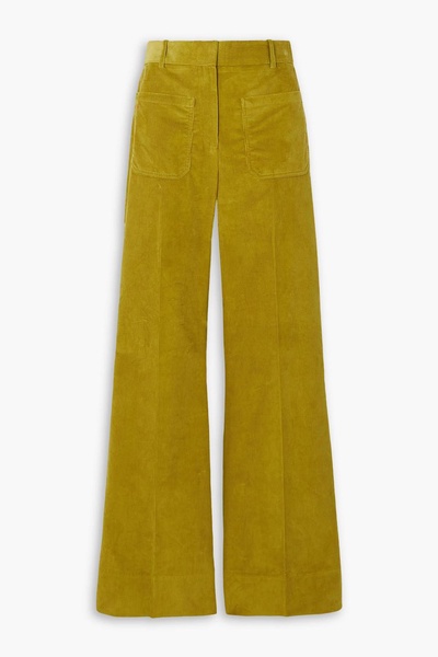 Alina cotton-corduroy flared pants