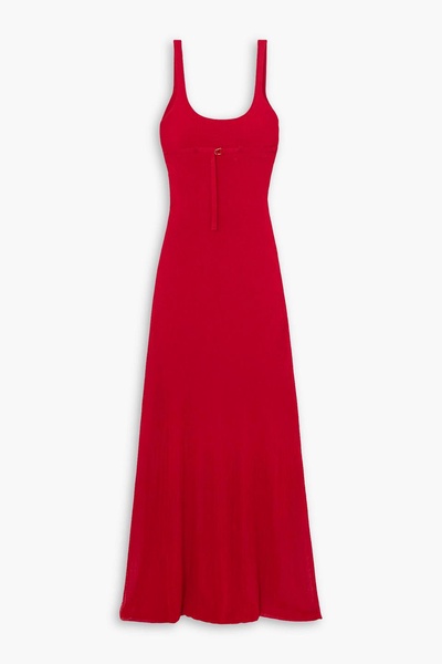 La Robe Maille Oranger ribbed-jersey maxi dress