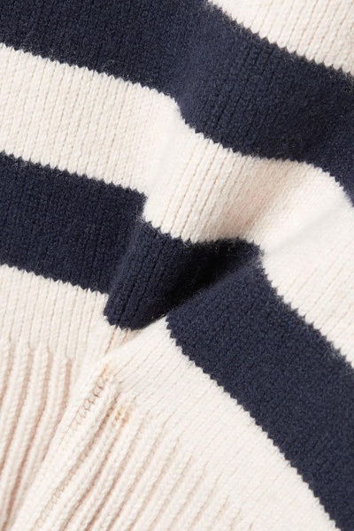 Franklin striped cashmere-blend sweater