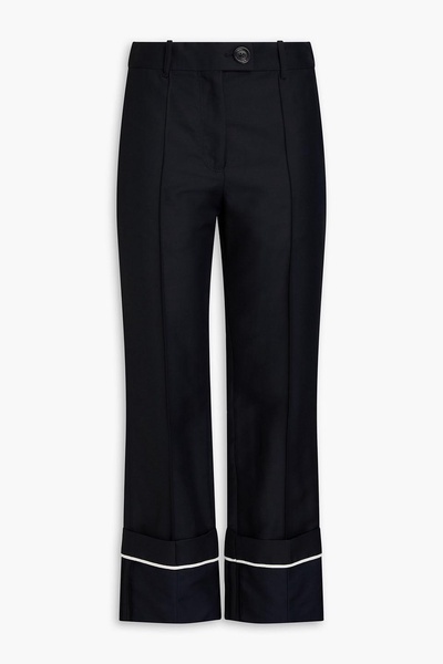 Woven straight-leg pants