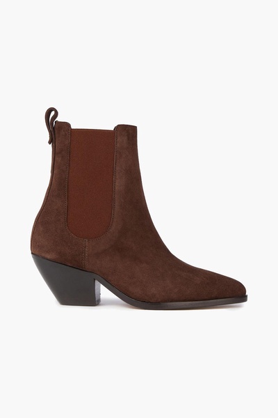 Suede ankle boots