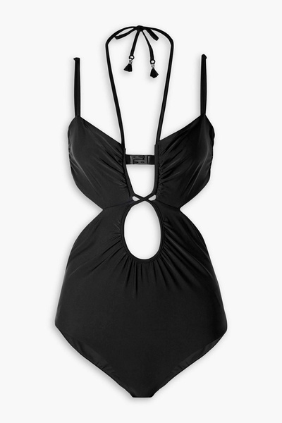 Reef Discovery cutout ruched swimsuit